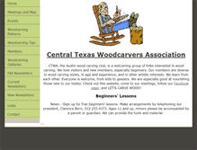 Tablet Screenshot of centraltexaswoodcarvers.com